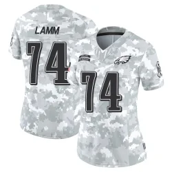 Women's Kendall Lamm Philadelphia Eagles No.74 Limited 2024 Salute to Service Jersey - Arctic Camo