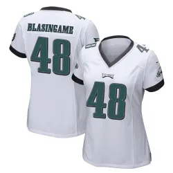 Women's Khari Blasingame Philadelphia Eagles No.48 Game Jersey - White