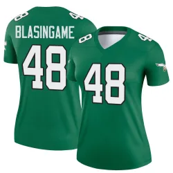 Women's Khari Blasingame Philadelphia Eagles No.48 Legend Kelly Alternate Jersey - Green