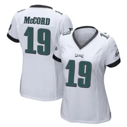 Women's Kyle McCord Philadelphia Eagles No.19 Game Jersey - White