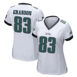 Women's Kylen Granson Philadelphia Eagles No.83 Game Jersey - White