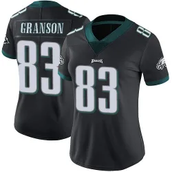 Women's Kylen Granson Philadelphia Eagles No.83 Limited Alternate Vapor Untouchable Jersey - Black