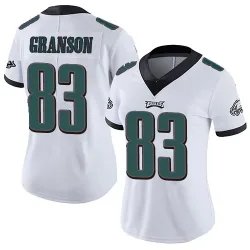 Women's Kylen Granson Philadelphia Eagles No.83 Limited Vapor Untouchable Jersey - White