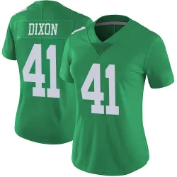 Women's Lance Dixon Philadelphia Eagles No.41 Limited Vapor Untouchable Jersey - Green