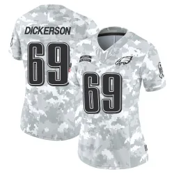 Women's Landon Dickerson Philadelphia Eagles No.69 Limited 2024 Salute to Service Jersey - Arctic Camo