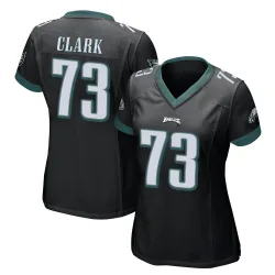 Women's Le'Raven Clark Philadelphia Eagles No.73 Game Alternate Jersey - Black