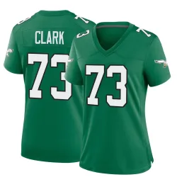 Women's Le'Raven Clark Philadelphia Eagles No.73 Game Kelly Alternate Jersey - Green