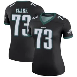 Women's Le'Raven Clark Philadelphia Eagles No.73 Legend Color Rush Jersey - Black