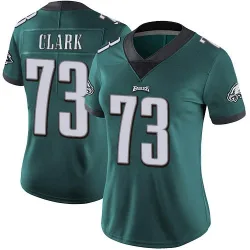 Women's Le'Raven Clark Philadelphia Eagles No.73 Limited Midnight Team Color Vapor Untouchable Jersey - Green