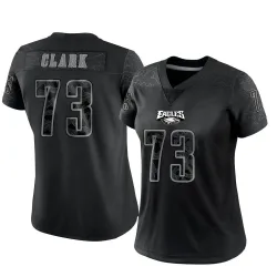 Women's Le'Raven Clark Philadelphia Eagles No.73 Limited Reflective Jersey - Black