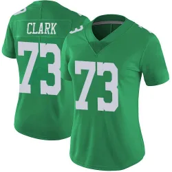 Women's Le'Raven Clark Philadelphia Eagles No.73 Limited Vapor Untouchable Jersey - Green