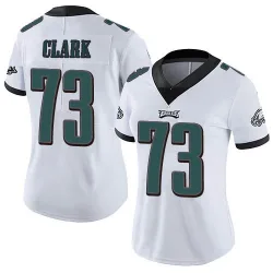 Women's Le'Raven Clark Philadelphia Eagles No.73 Limited Vapor Untouchable Jersey - White