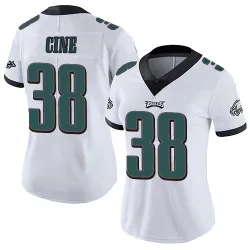 Women's Lewis Cine Philadelphia Eagles No.38 Limited Vapor Untouchable Jersey - White