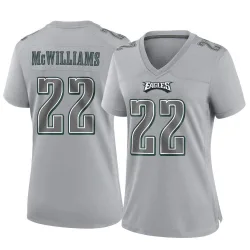 Women's Mac McWilliams Philadelphia Eagles No.22 Game Atmosphere Fashion Jersey - Gray
