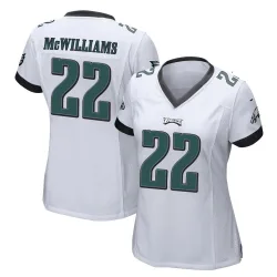 Women's Mac McWilliams Philadelphia Eagles No.22 Game Jersey - White