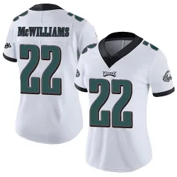 Women's Mac McWilliams Philadelphia Eagles No.22 Limited Vapor Untouchable Jersey - White