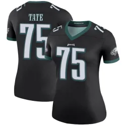 Women's Marcus Tate Philadelphia Eagles No.75 Legend Color Rush Jersey - Black