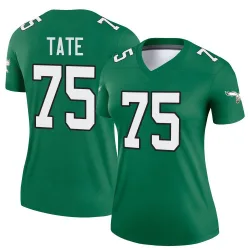 Women's Marcus Tate Philadelphia Eagles No.75 Legend Kelly Alternate Jersey - Green