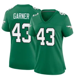 Women's Mekhi Garner Philadelphia Eagles No.43 Game Kelly Alternate Jersey - Green