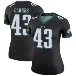 Women's Mekhi Garner Philadelphia Eagles No.43 Legend Color Rush Jersey - Black