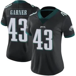 Women's Mekhi Garner Philadelphia Eagles No.43 Limited Alternate Vapor Untouchable Jersey - Black