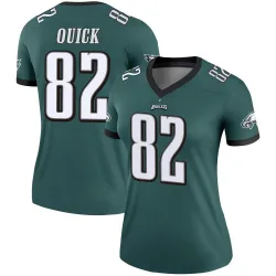Women's Mike Quick Philadelphia Eagles No.82 Legend Jersey - Green
