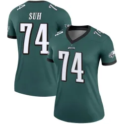 Women's Ndamukong Suh Philadelphia Eagles No.74 Legend Jersey - Green