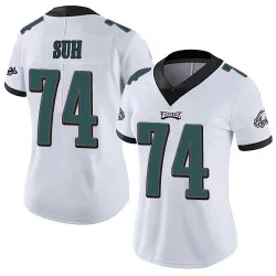 Women's Ndamukong Suh Philadelphia Eagles No.74 Limited Vapor Untouchable Jersey - White