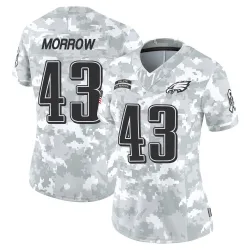 Women's Nicholas Morrow Philadelphia Eagles No.43 Limited 2024 Salute to Service Jersey - Arctic Camo