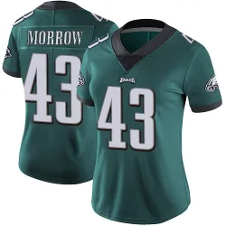 Women's Nicholas Morrow Philadelphia Eagles No.43 Limited Midnight Team Color Vapor Untouchable Jersey - Green