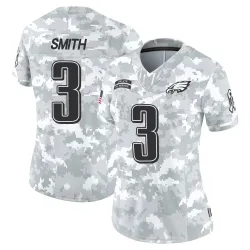 Women's Nolan Smith Jr. Philadelphia Eagles No.3 Limited 2024 Salute to Service Jersey - Arctic Camo