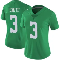Women's Nolan Smith Jr. Philadelphia Eagles No.3 Limited Vapor Untouchable Jersey - Green