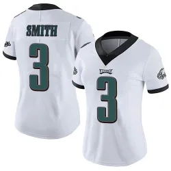 Women's Nolan Smith Jr. Philadelphia Eagles No.3 Limited Vapor Untouchable Jersey - White
