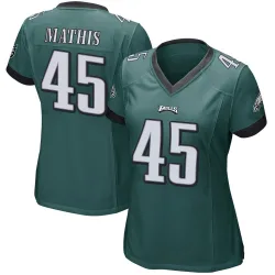 Women's Ochaun Mathis Philadelphia Eagles No.45 Game Team Color Jersey - Green