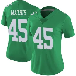 Women's Ochaun Mathis Philadelphia Eagles No.45 Limited Vapor Untouchable Jersey - Green