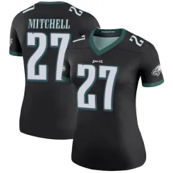 Women's Quinyon Mitchell Philadelphia Eagles No.27 Legend Color Rush Jersey - Black