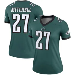 Women's Quinyon Mitchell Philadelphia Eagles No.27 Legend Jersey - Green
