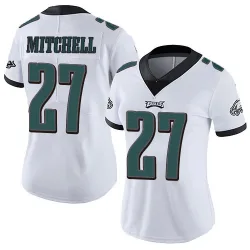 Women's Quinyon Mitchell Philadelphia Eagles No.27 Limited Vapor Untouchable Jersey - White