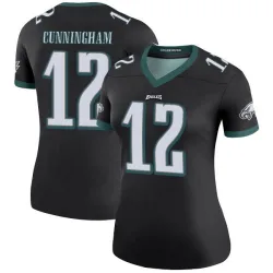 Women's Randall Cunningham Philadelphia Eagles No.12 Legend Color Rush Jersey - Black