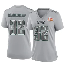 Women's Reed Blankenship Philadelphia Eagles No.32 Game Atmosphere Fashion Super Bowl LIX Jersey - Gray