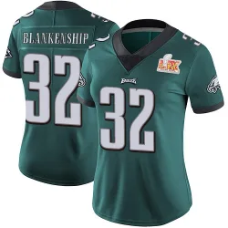 Women's Reed Blankenship Philadelphia Eagles No.32 Limited Midnight Team Color Vapor Untouchable Super Bowl LIX Jersey - Green
