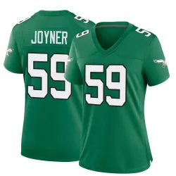 Women's Seth Joyner Philadelphia Eagles No.59 Game Kelly Alternate Jersey - Green