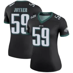 Women's Seth Joyner Philadelphia Eagles No.59 Legend Color Rush Jersey - Black