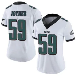 Women's Seth Joyner Philadelphia Eagles No.59 Limited Vapor Untouchable Jersey - White