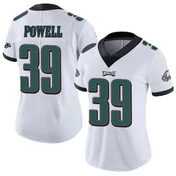 Women's ShunDerrick Powell Philadelphia Eagles No.39 Limited Vapor Untouchable Jersey - White
