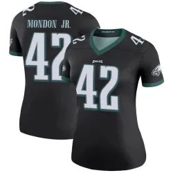 Women's Smael Mondon Jr. Philadelphia Eagles No.42 Legend Color Rush Jersey - Black