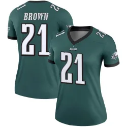 Women's Sydney Brown Philadelphia Eagles No.21 Legend Jersey - Green