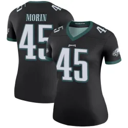 Women's Taylor Morin Philadelphia Eagles No.45 Legend Color Rush Jersey - Black
