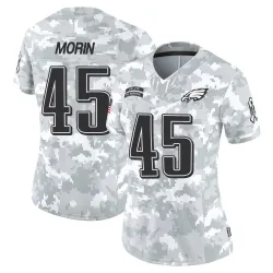 Women's Taylor Morin Philadelphia Eagles No.45 Limited 2024 Salute to Service Jersey - Arctic Camo