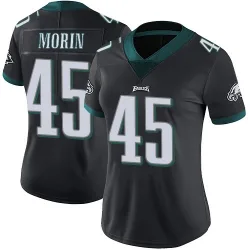 Women's Taylor Morin Philadelphia Eagles No.45 Limited Alternate Vapor Untouchable Jersey - Black